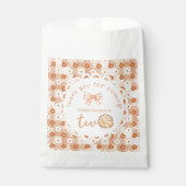 Little cutie Pie 2e verjaardag gingham Dank je wel Bedankzakje (Voorkant)