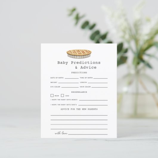 Little Cutie Pie Baby Predictions & Advice (Staand voorkant)