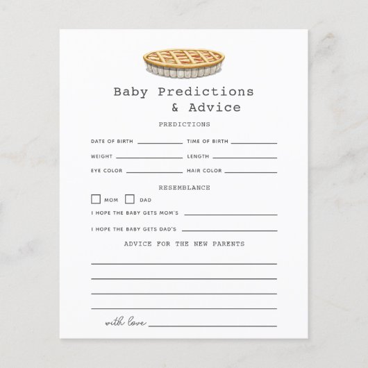 Little Cutie Pie Baby Predictions & Advice (Voorkant)