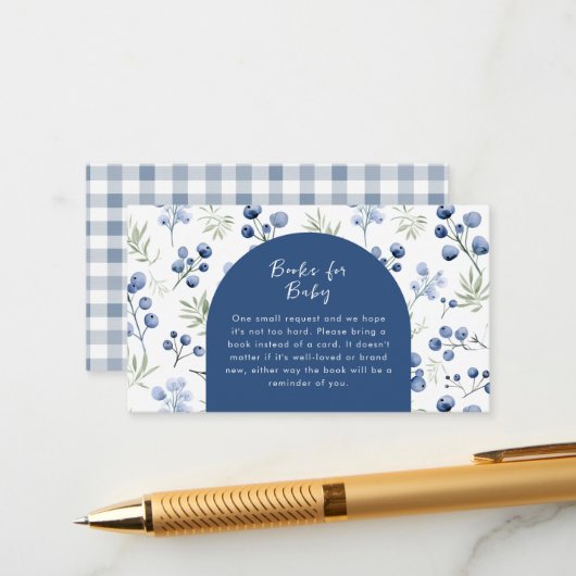 Little Cutie Pie Baby shower Enclosure Kaart (Voorkant / Achterkant in situ)