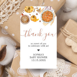 Little Cutie Pie Baby shower Favorietentjes Cadeaulabel