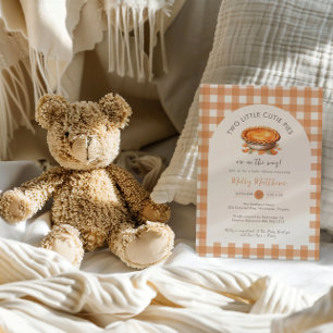 Little Cutie Pie Baby shower Invitation Briefkaart
