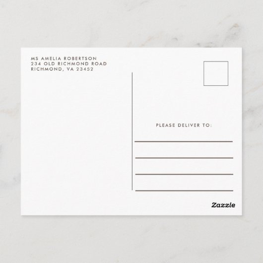 Little Cutie Pie Baby shower Invitation Briefkaart (Achterkant)