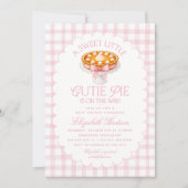Little Cutie Pie Baby Shower Kaart (Voorkant)