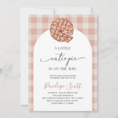 Little Cutie Pie Baby shower Kaart (Voorkant)