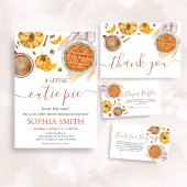 Little Cutie Pie Baby shower Kaart