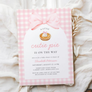 Little Cutie Pie Baby shower Kaart