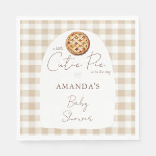 Little Cutie Pie Baby shower Neutraal Servet