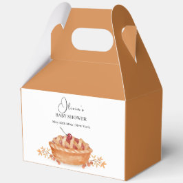 Little Cutie Pie Cherry Rustic Herfst Baby shower Bedankdoosjes