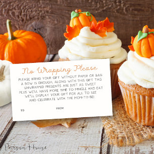 Little Cutie Pie - Display Shower Informatiekaartje