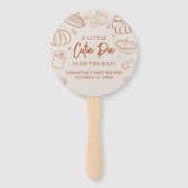 Little Cutie Pie Fall Baby Shower Handwaaier (Voorkant)