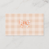 Little Cutie Pie Floral Boeken voor baby ticket Informatiekaartje (Achterkant)