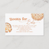Little Cutie Pie Floral Boeken voor baby ticket Informatiekaartje (Voorkant)