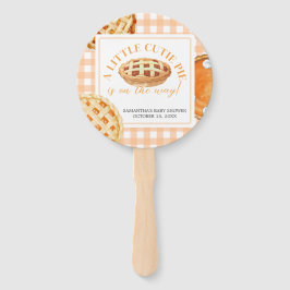 Little Cutie Pie Gingham Baby Shower Handwaaier