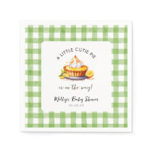 Little Cutie Pie Gingham Baby shower