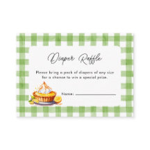 Little Cutie Pie Gingham Luier Raffle