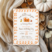 Little Cutie Pie Hand Getrokken Herfst Verjaardags Kaart