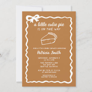 Little Cutie Pie hand tekenen doodle Herfst Baby s Kaart