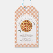 Little Cutie Pie Herfst 1e verjaardag Cadeaulabel (Voorkant)