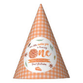 Little Cutie Pie Herfst 1e verjaardag Feesthoedjes (Voorkant)