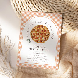 Little Cutie Pie Herfst 1e verjaardag Kaart