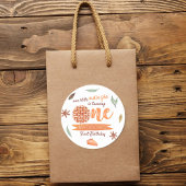 Little Cutie Pie Herfst 1e verjaardag Ronde Sticker