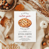 Little Cutie Pie Herfst Baby shower Kaart