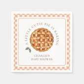 Little Cutie Pie Herfst Baby shower Servet (Voorkant)