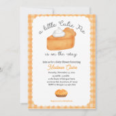 Little Cutie Pie - Herfst Herfst Baby shower Kaart (Voorkant)