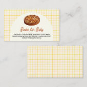 Little Cutie Pie Herfst Thanksgiving Boeken voor B Informatiekaartje (Voorkant / Achterkant)