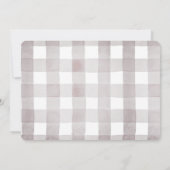 Little Cutie Pie Herfst Wit Verjaardagsfoto Kaart (Achterkant)