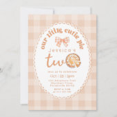 Little Cutie Pie is het tweede verjaardagsfeestje Kaart (Voorkant)