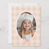 Little Cutie Pie is twee foto 2e verjaardagsfeestj Kaart (Achterkant)