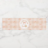 Little cutie pie is twee lieve 2e verjaardag waterfles etiket (Enkel label)