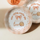 Little Cutie Pie krijgt tweede verjaardag Papieren Bordje