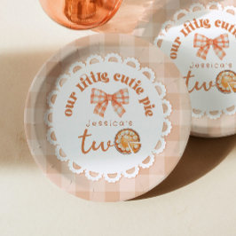 Little Cutie Pie krijgt tweede verjaardag Papieren Bordje