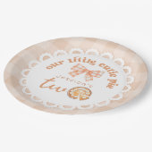 Little Cutie Pie krijgt tweede verjaardag Papieren Bordje (Gekanteld)