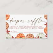 Little Cutie Pie Luier Raffle Enclosure Kaart (Voorkant)