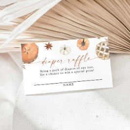 Little Cutie Pie Luier Raffle Kaart