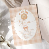 Little Cutie Pie minimalistische boog kant baby sh Kaart