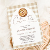 Little Cutie Pie Neutral Baby shower Kaart