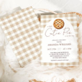 Little Cutie Pie Neutral Baby shower Kaart