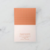 Little Cutie Pie On The Way! Fall Baby Shower Bedankkaart (Binnen)