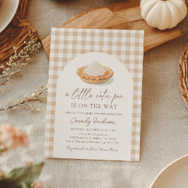 Little Cutie Pie op de weg Herfst Baby shower Kaart