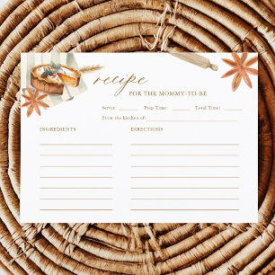 Little Cutie Pie Party Pumpkin Pie Recept Informatiekaartje