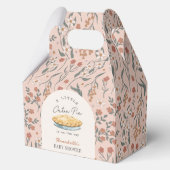 Little Cutie Pie Pink Floral Baby shower Bedankdoosjes (Voorkant)
