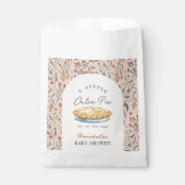 Little Cutie Pie Pink Floral Baby shower Bedankzakje (Voorkant)