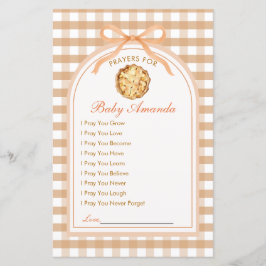 Little Cutie Pie Prayer Kaart 1e verjaardag