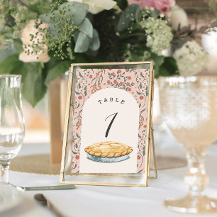 Little Cutie Pie Roze Bloemen Meisje Baby shower Kaart