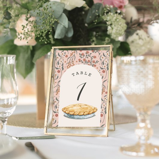 Little Cutie Pie Roze Bloemen Meisje Baby shower Kaart